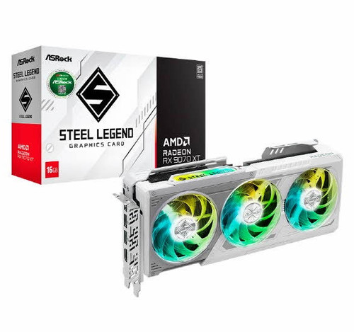 Asrock radeon 9070 steel - radeon, xt