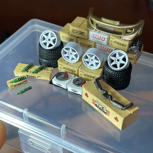 Diorama auto oggetti - diorama, di