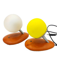 ABAT JOUR , COPPIA , sfera vetro colorato