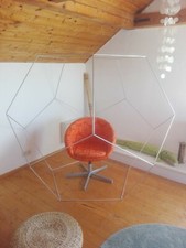 Dodecaedro da inserire, alluminio altezza circa 169 cm, o misura a scelta