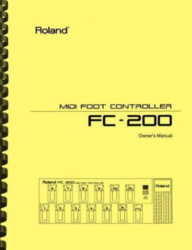 Roland 200 midi foot - fc-200,