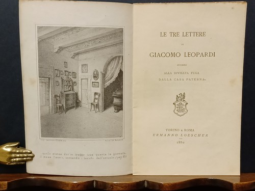 Leopardi giacomo - -, (le