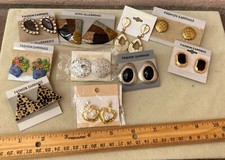 10 paia orecchini bigiotteria