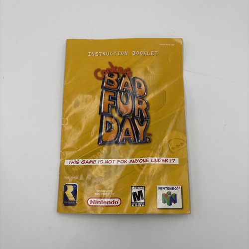 Conker bad fur day nintendo - conker's,