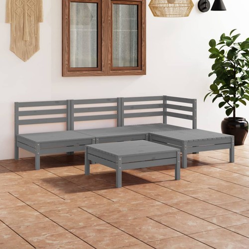 Vidaxl set salotto giardino - set,