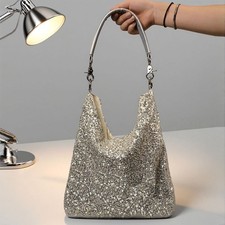 Borsa tote con paillettes