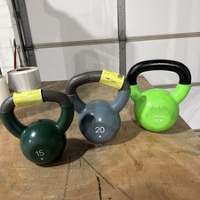 Set kettlebell 15 libbre - 20