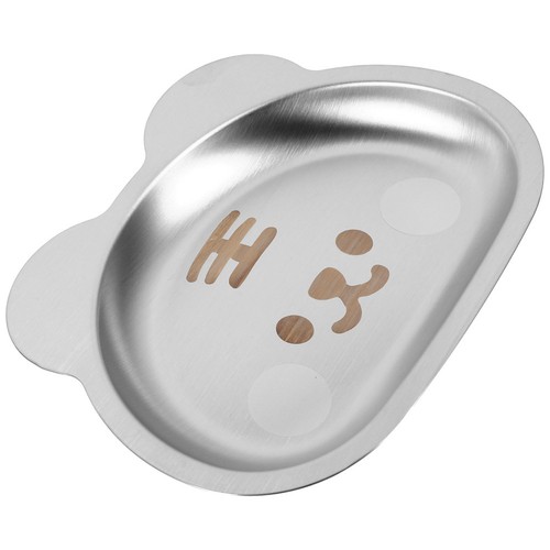 Piatto cibo acciaio inox - cibo,