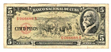 5 PESOS 1958 Maximo Comez