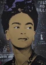 Frida Kahlo serigrafia street