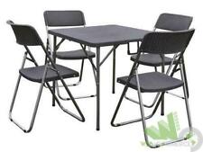 SET GIARDINO CAMPEGGIO ACCIAIO