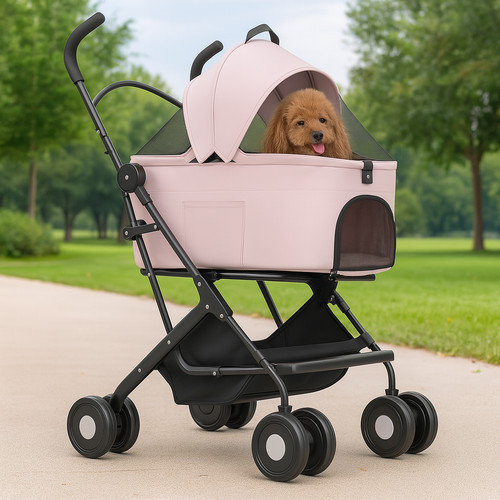 Passeggino cani gatti 2in1 - cani,