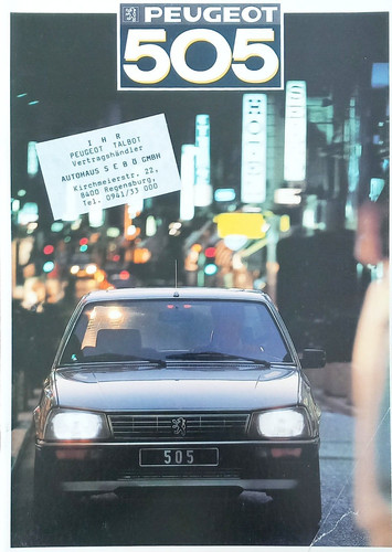 Peugeot 505 1987 brochure - peugeot,