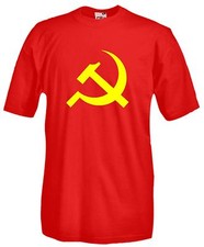 Maglia Falce Martello E14 Militant Soviet PCI Comunismo T-shirt cotone