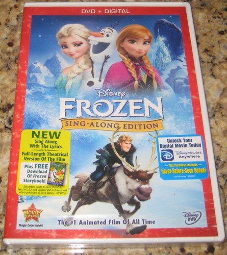 Frozen dvd 2014 sing - frozen, sing-along