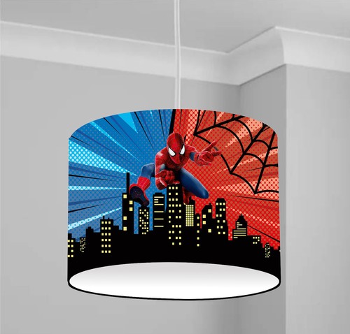 Spiderman plafoniera tamburo - spiderman,