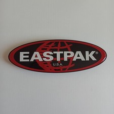 Eastpak Cartello Metallo Da Espositore Cm 32 x 11 Nero Usato 240497