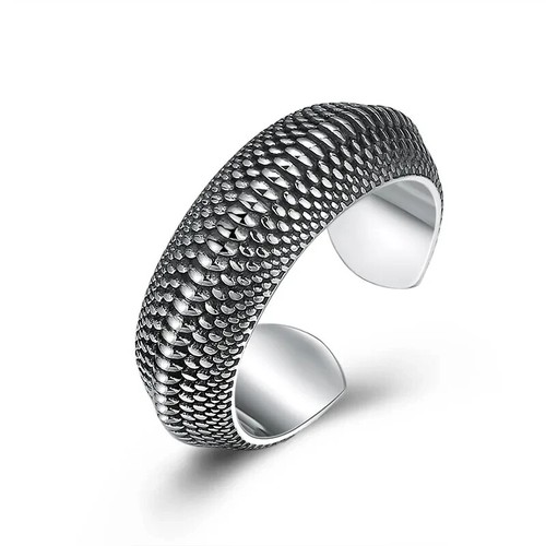 Anello pelle drago - pelle, scaglie