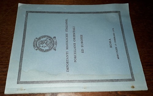 Importanti maioliche italiane