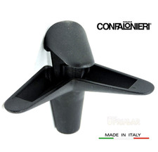 REGGIMENSOLA REGGI MENSOLE CONFALONIERI MS01435 NERO sp.4-16 mm. MENSOLA VETRO