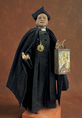 Figura prete sacerdote cm - prete,