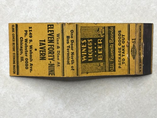 Bf16 matchbook cover eleven - cover,