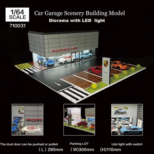 Modellino auto garage 64 - modellino, 1/64