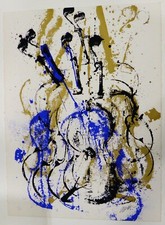 Arman violini litografia a - violini,,