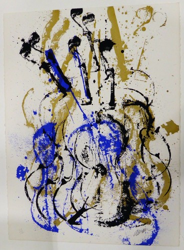 Arman violini litografia - arman,,