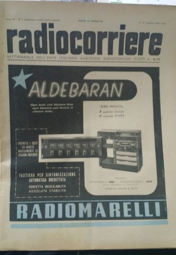 Radiocorriere eiar 1939 n - radiocorriere, n°