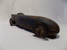 1930 KINGSBURY BLUEBIRD TIN WIND UP LAND SPEED RECORD ACCIAIO PRESSATO AUTO DA CORSA