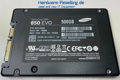 Samsung 850 evo 500 nand - samsung,