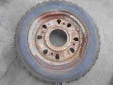 FIAT 500 - Ruota con cerchio Borrani da riparare - Ricambio usato