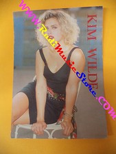 CARTOLINA PROMOZIONALE POSTCARD KIM WILDE 1988 Anabas 12x17 cm no*cd dvd lp mc