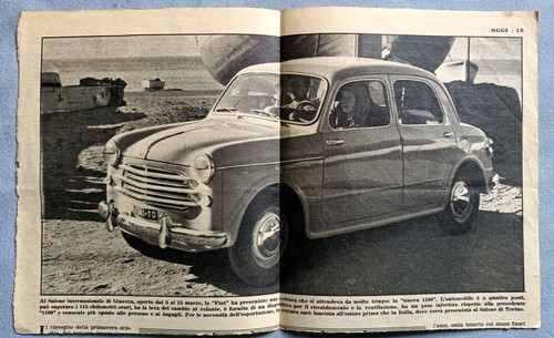 Ritaglio giornale oggi 1952 - ritaglio,