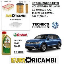 KIT TAGLIANDO 3 FILTRI E OLIO