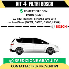 KIT BOSCH 4 Filtri tagliando