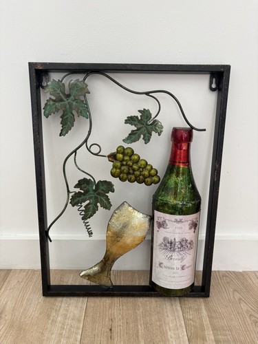 Metal wine wall - wall, bottle