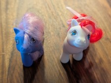 Vintage My Little Pony MLP ordine postale doppio abbraccio bambino e viola San Valentino