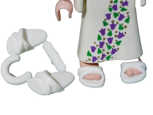 Playmobil sandalias blancas - playmobil,
