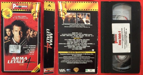 Vhs arma letale mel gibson - letale,