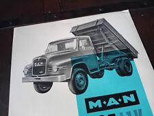 Camion MAN 635 L1 K RIBALTABILE TRUCK KIPPER TRILATERALE Brochure MOTOREN M