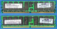 HP 343057-B21 345114-061 4GB (2x2GB) PC2-3200 KIT DL380 G4 ML370 G4
