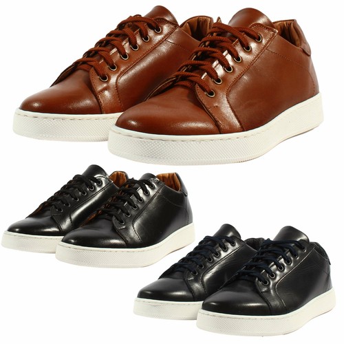 Sneakers uomo pelle nere - sneakers,