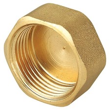 Tappo Femmina Filettato ottone giallo 1/2-3/4-1-1.1/4-1.1/2-2 pollici acqua/gas