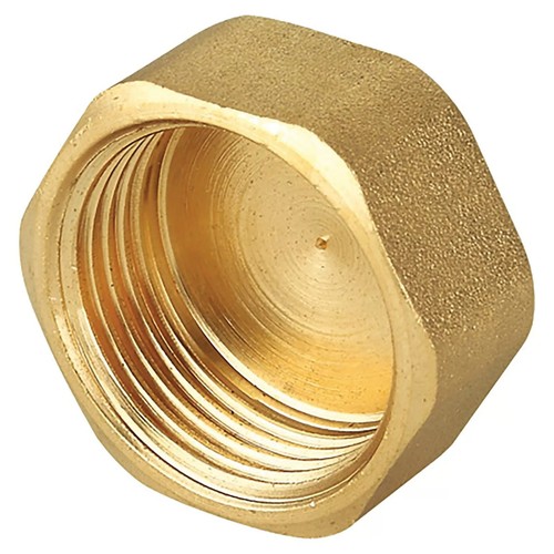 Tappo femmina filettato ottone - tappo,