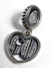 Autentico Charm Pandora, pendente 60 anni di amore, #797265CZ