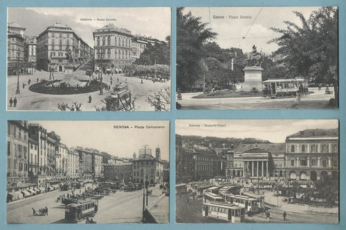 Genova lotto 4 cartoline - -, di
