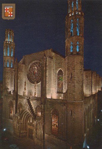 Cartolina epoca barcellona - d'epoca,