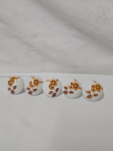 Vintage porcelain knobs - vintage, (5)